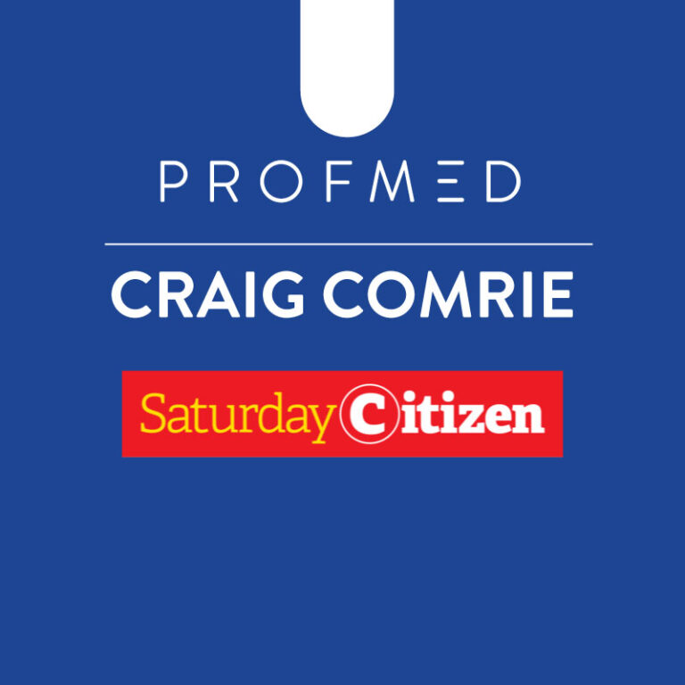 Rising medical aid costs | Craig Comrie | Saturday Citizen