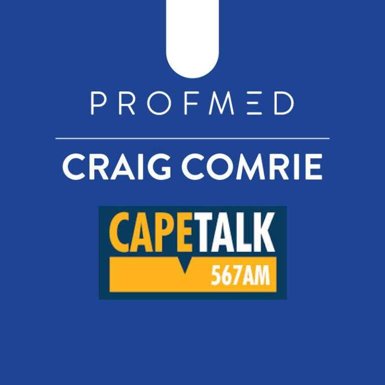 Profmed finDR | Craig Comrie | CapeTalk 567 AM